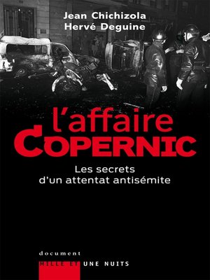 cover image of L'affaire Copernic. Les secrets d'un attentat antisémite
